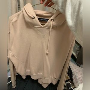 Abercombie nude pink hoodie